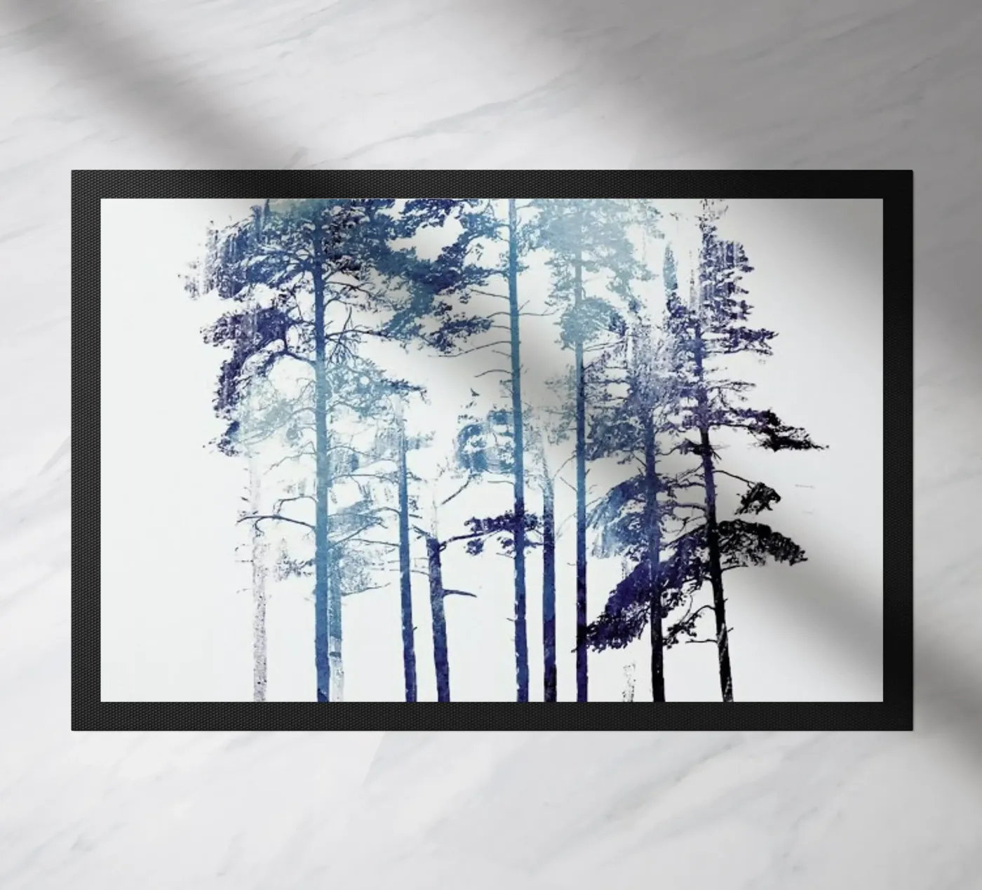 Winter Wolf doormat by Róbert Farkas