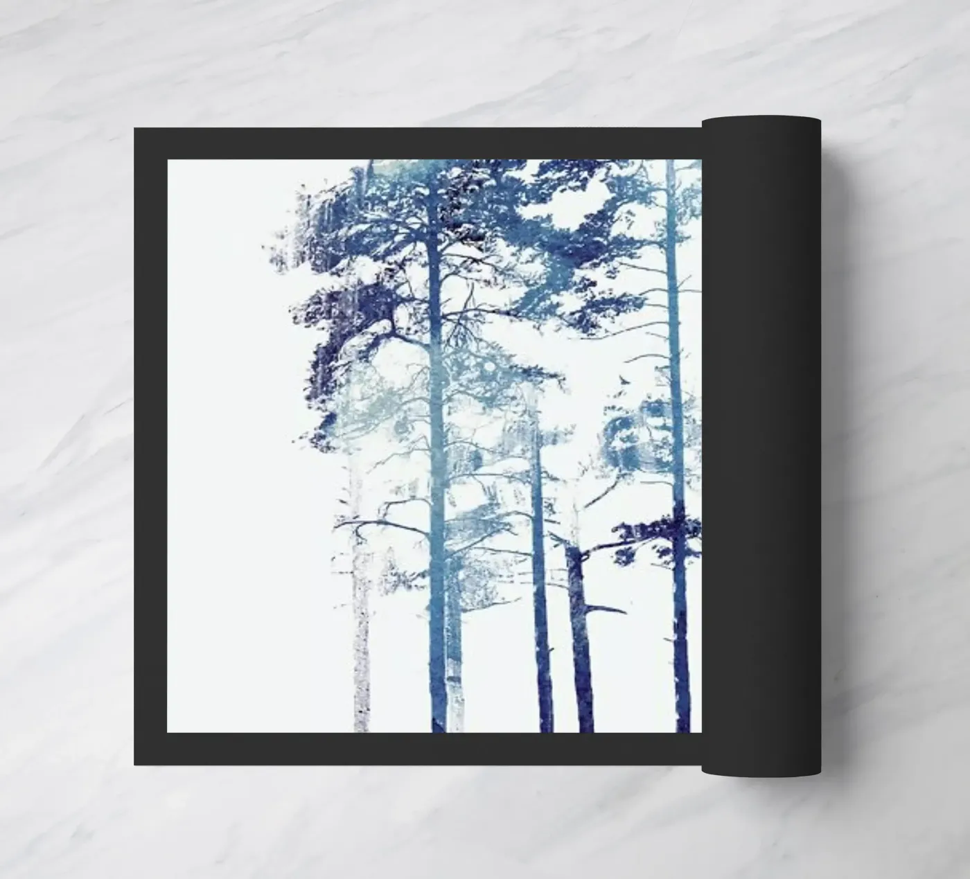 Winter Wolf doormat by Róbert Farkas