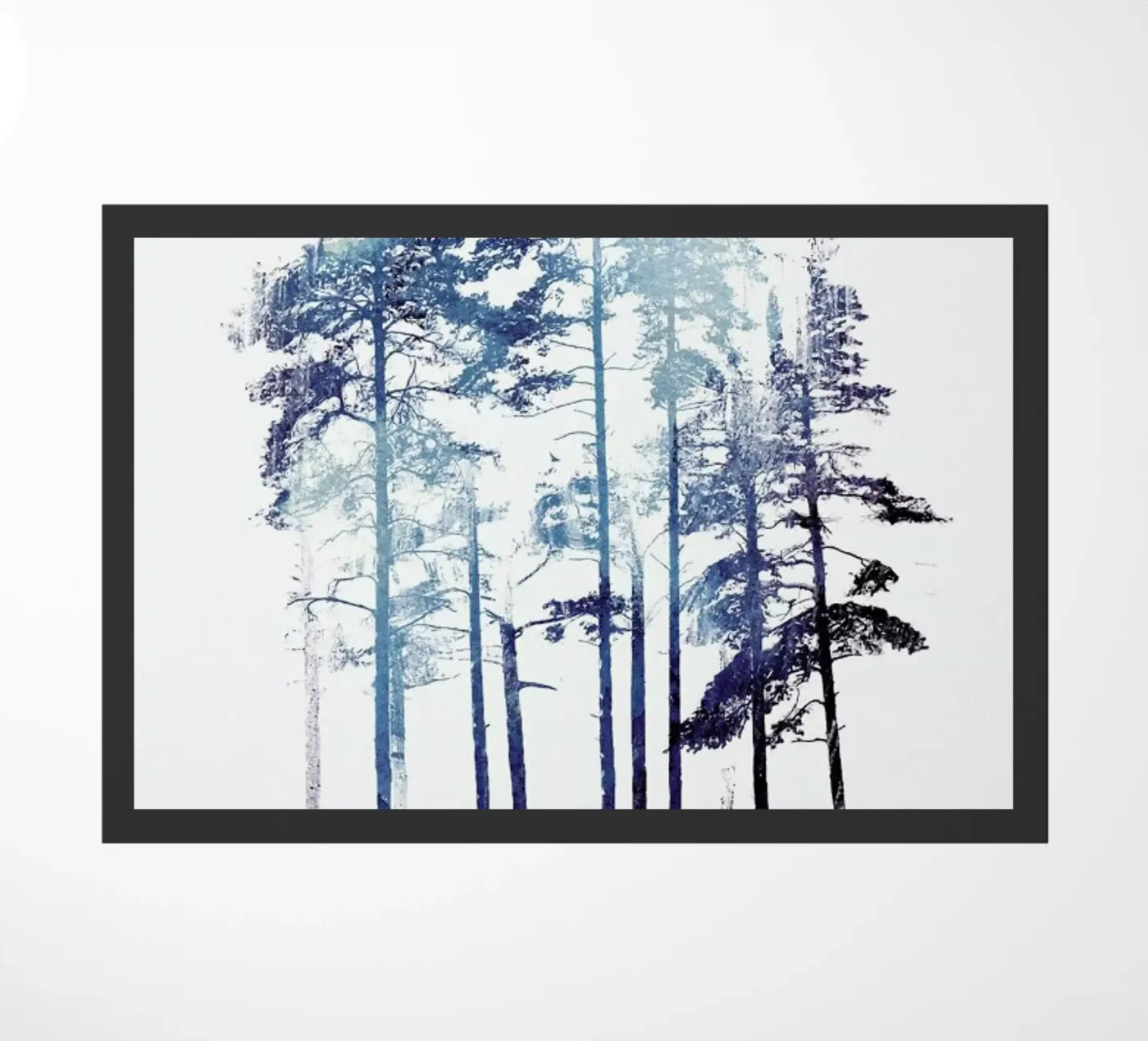 Winter Wolf doormat by Róbert Farkas