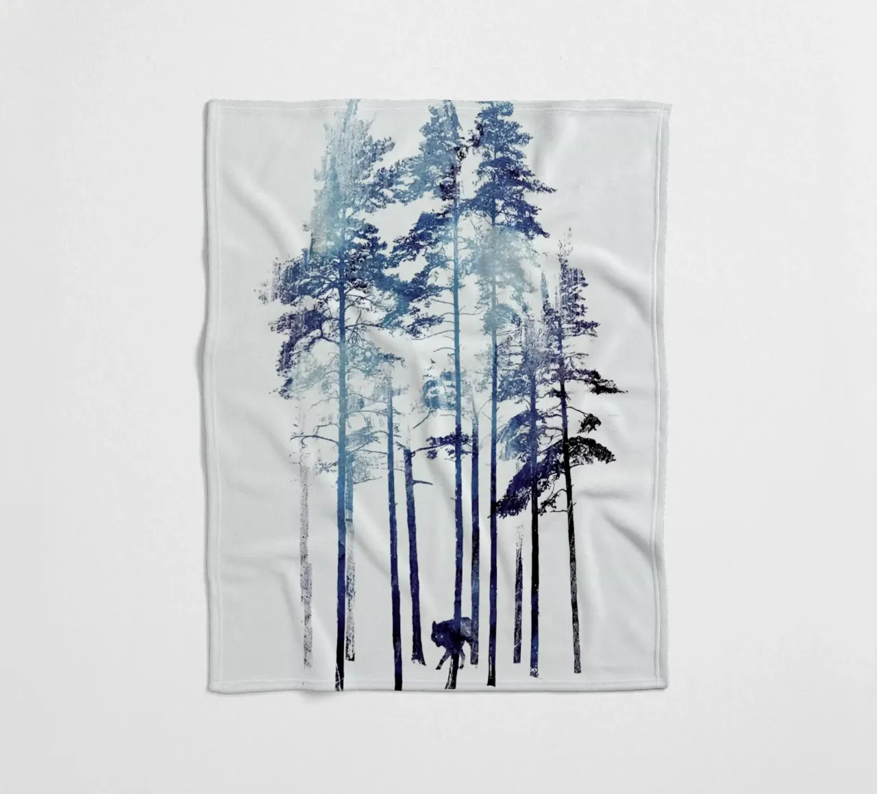 Winter Wolf fleecedeken van Róbert Farkas