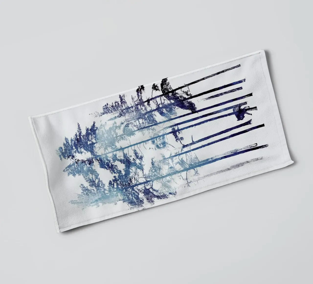 Winter Wolf towel by Róbert Farkas