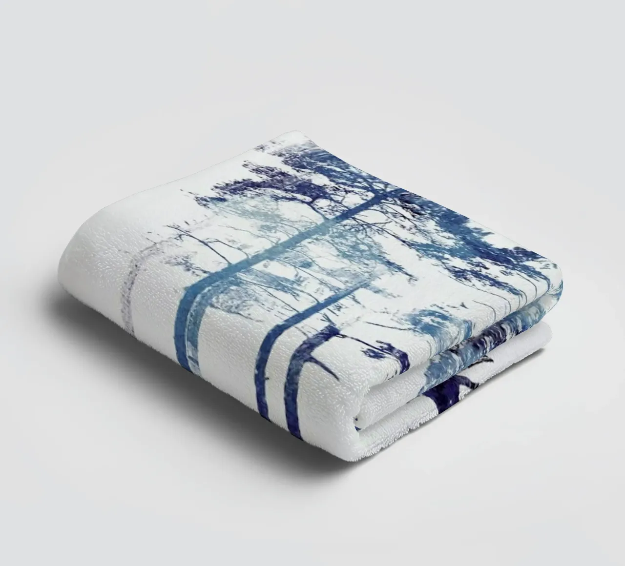 Winter Wolf towel by Róbert Farkas