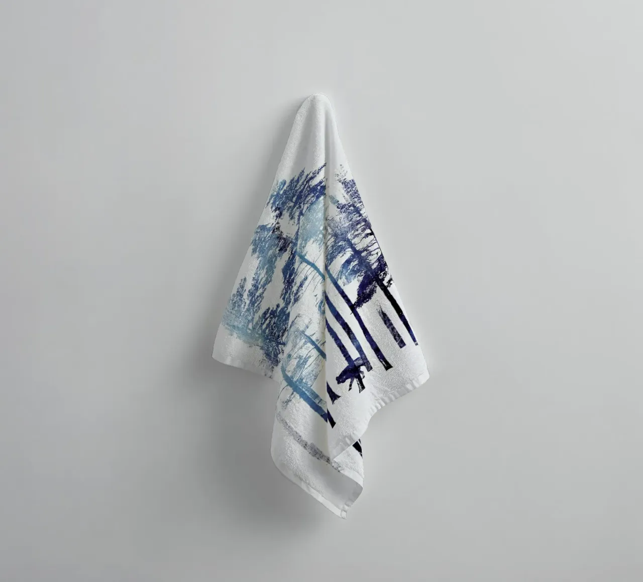 Winter Wolf towel by Róbert Farkas