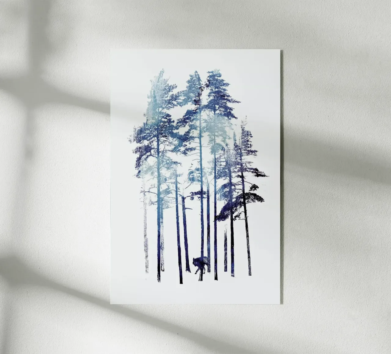 Winter Wolf plexiglass da Róbert Farkas