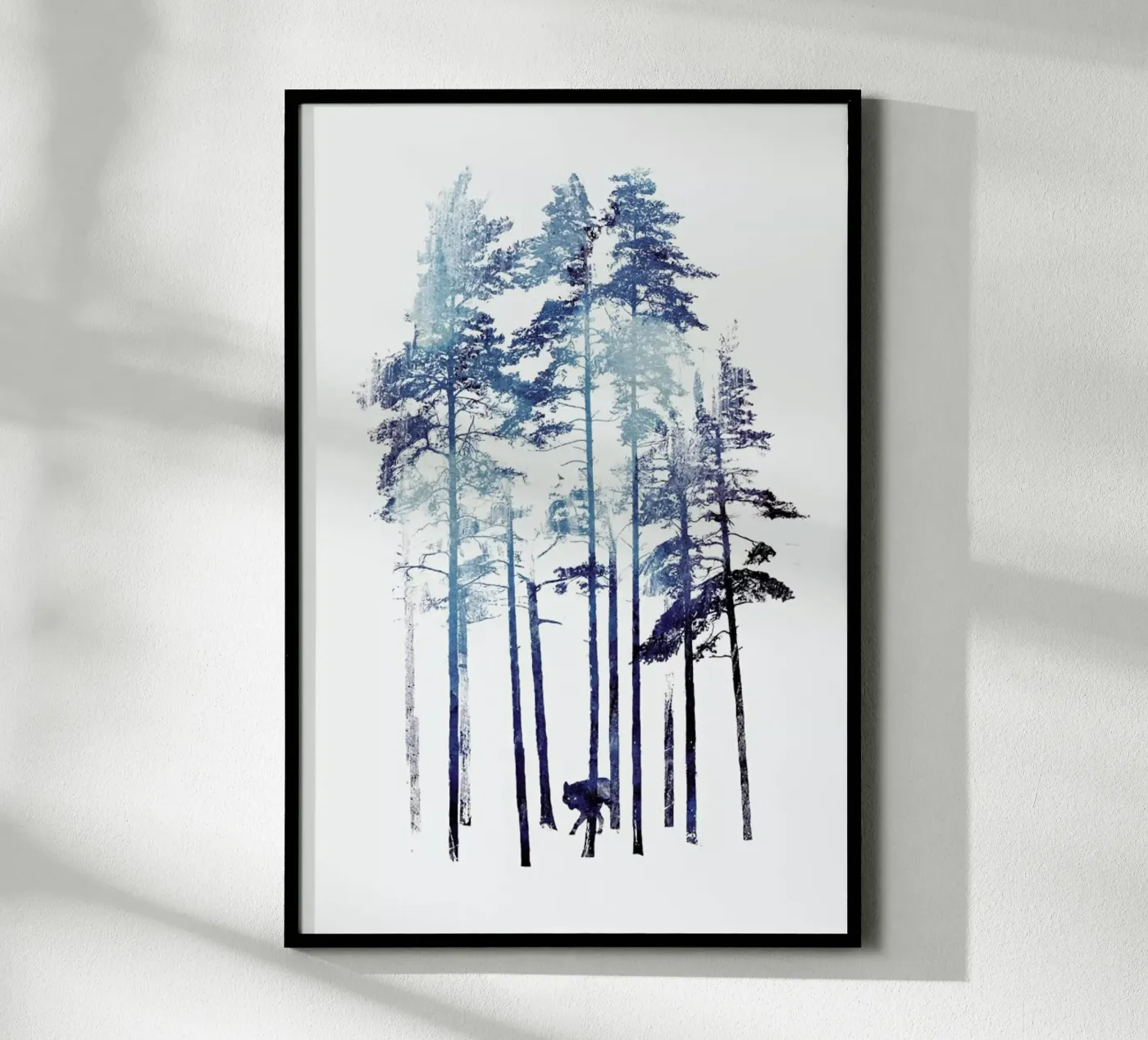 Winter Wolf Poster von Róbert Farkas