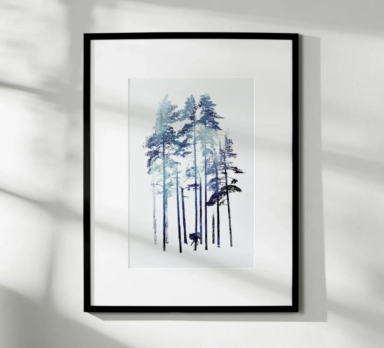 Winter Wolf poster by Róbert Farkas