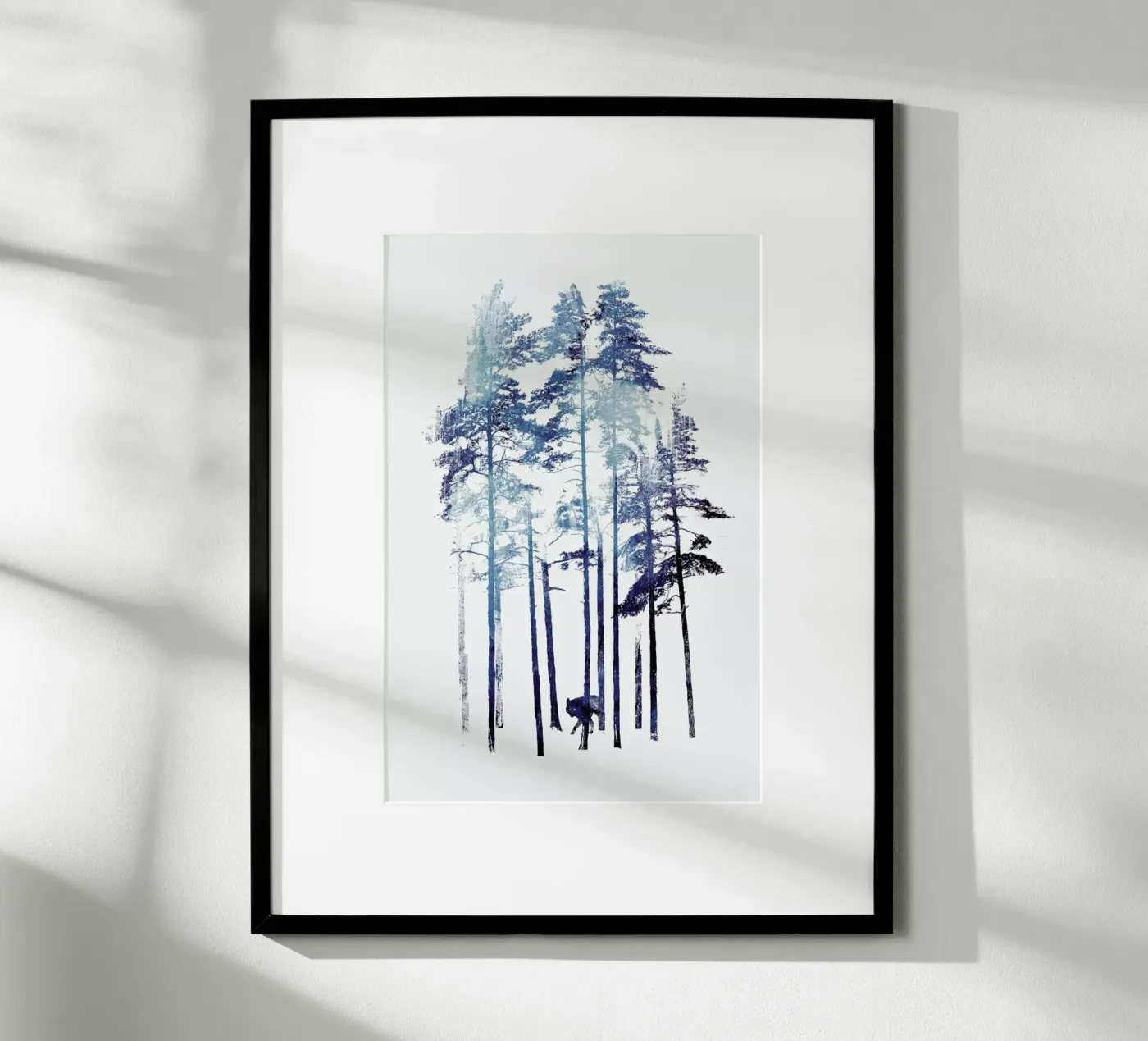 Winter Wolf Poster von Róbert Farkas