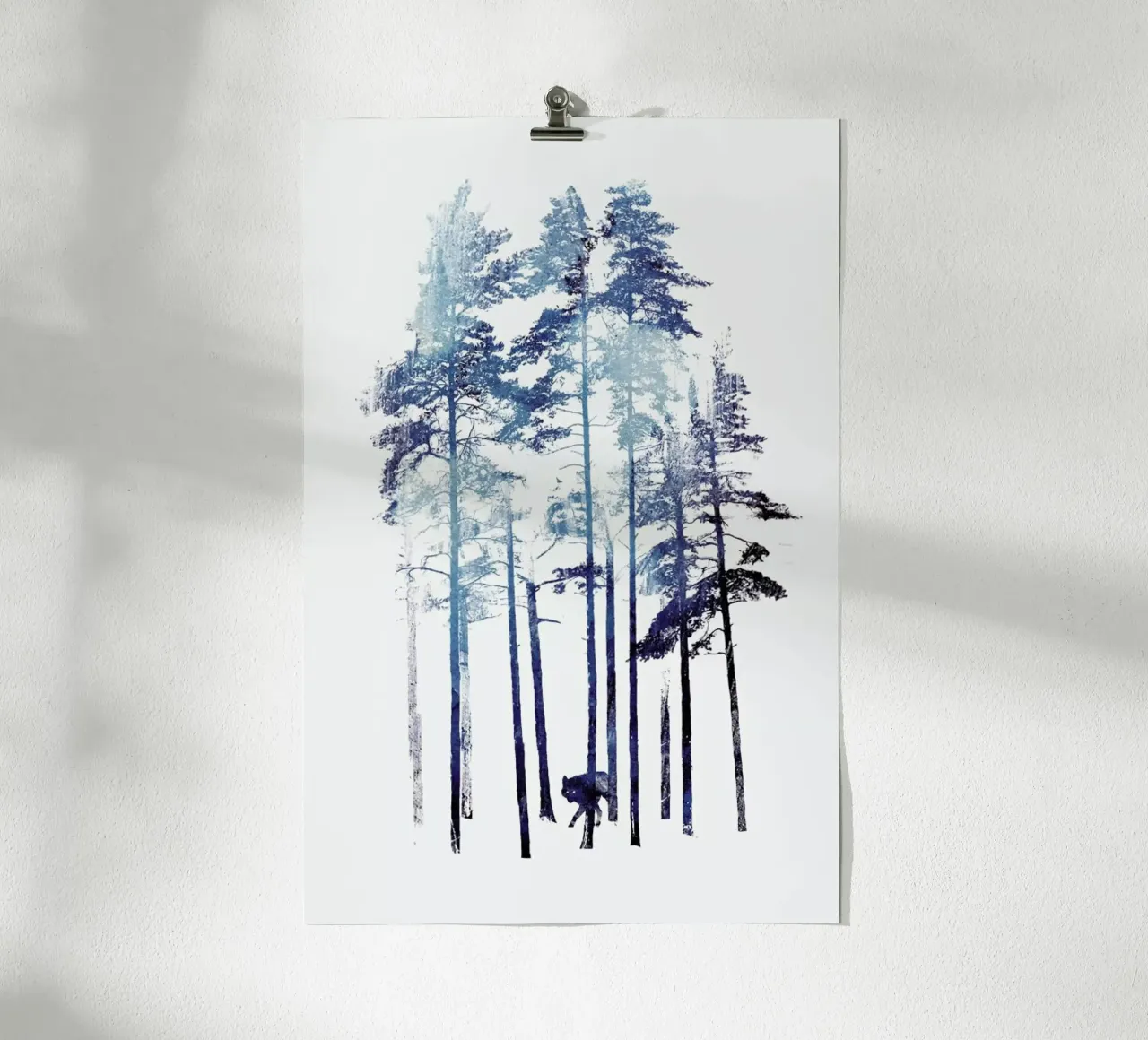 Winter Wolf poster by Róbert Farkas