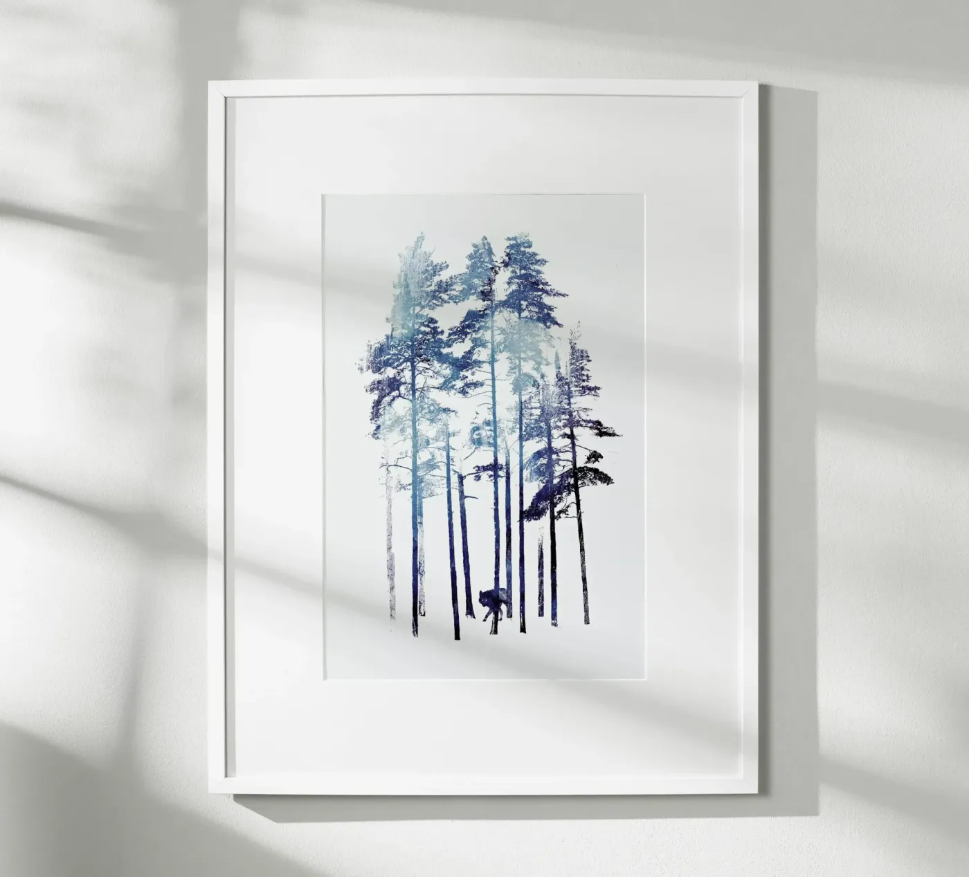 Winter Wolf Poster von Róbert Farkas