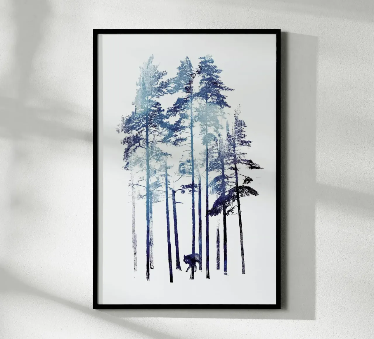 Winter Wolf poster by Róbert Farkas