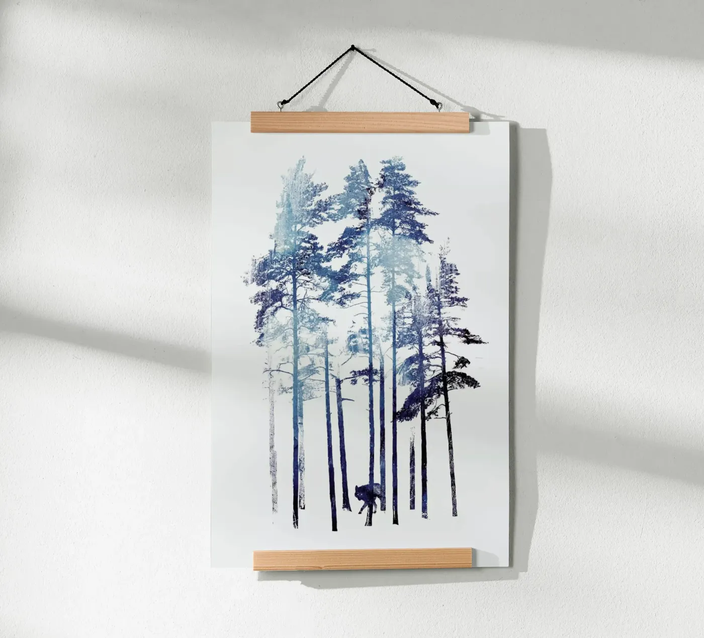 Winter Wolf Poster von Róbert Farkas