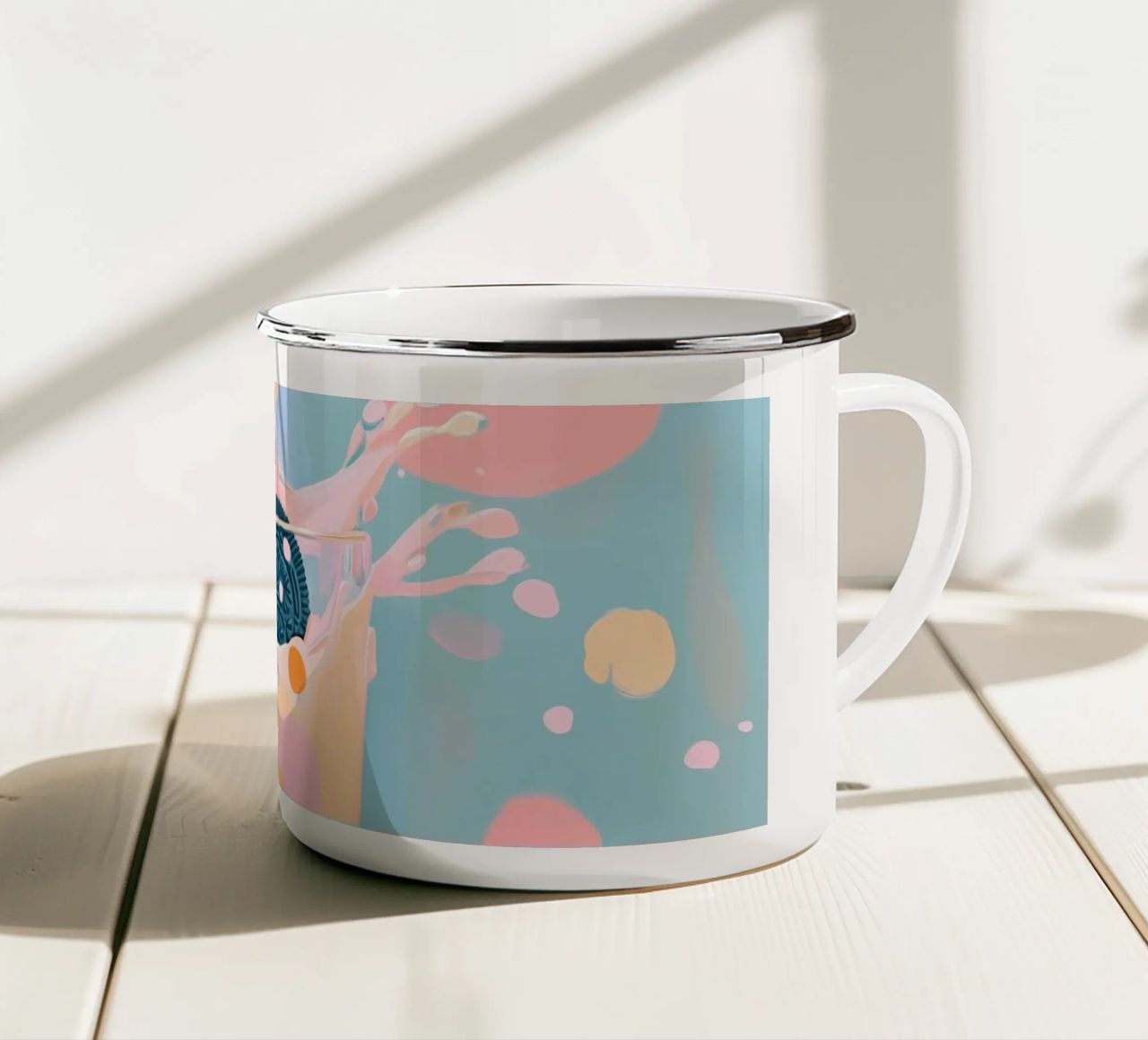 Tender Tones No 5 tazza in smalto da treechild