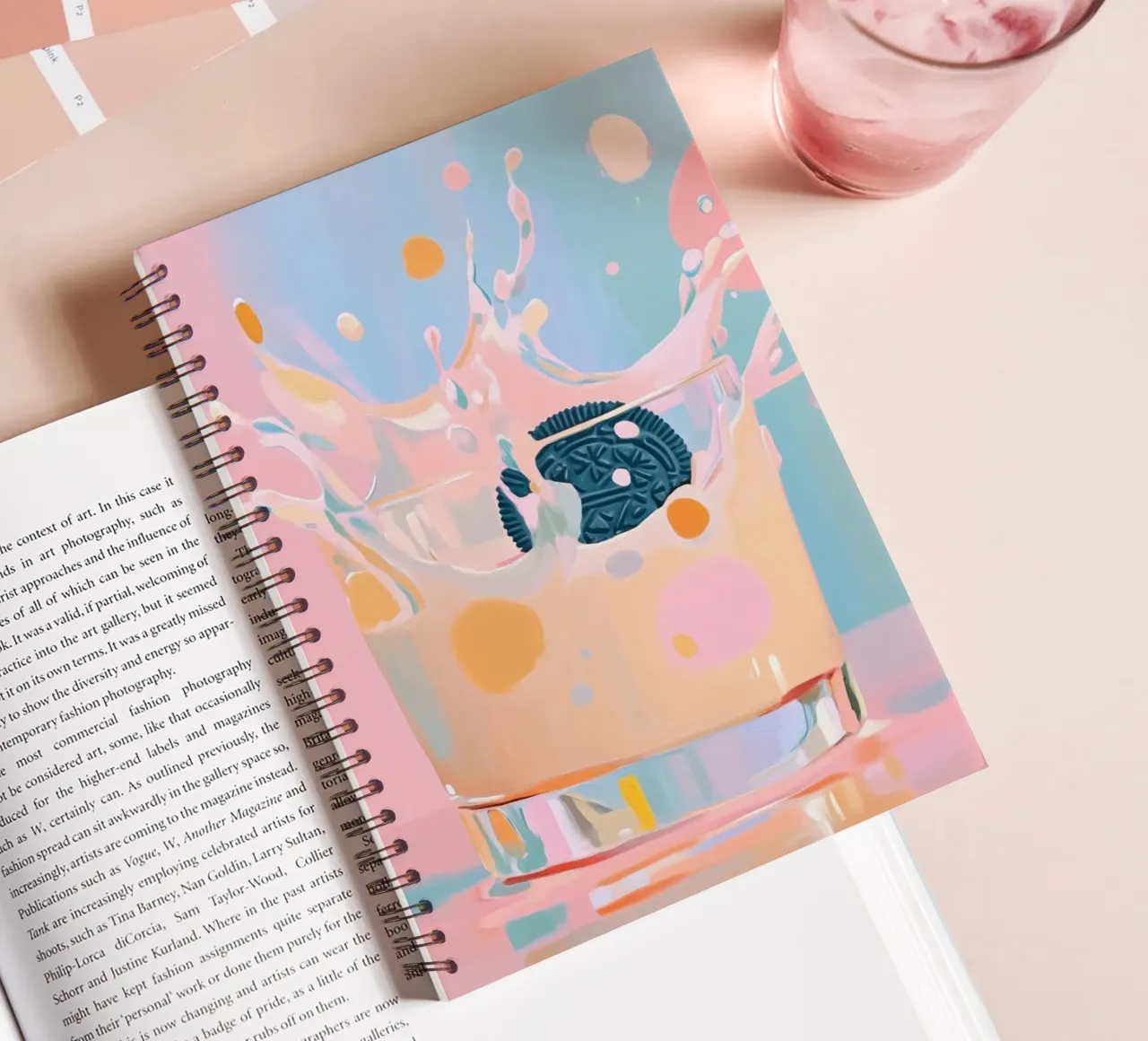Tender Tones No 5 spiral notebook by treechild