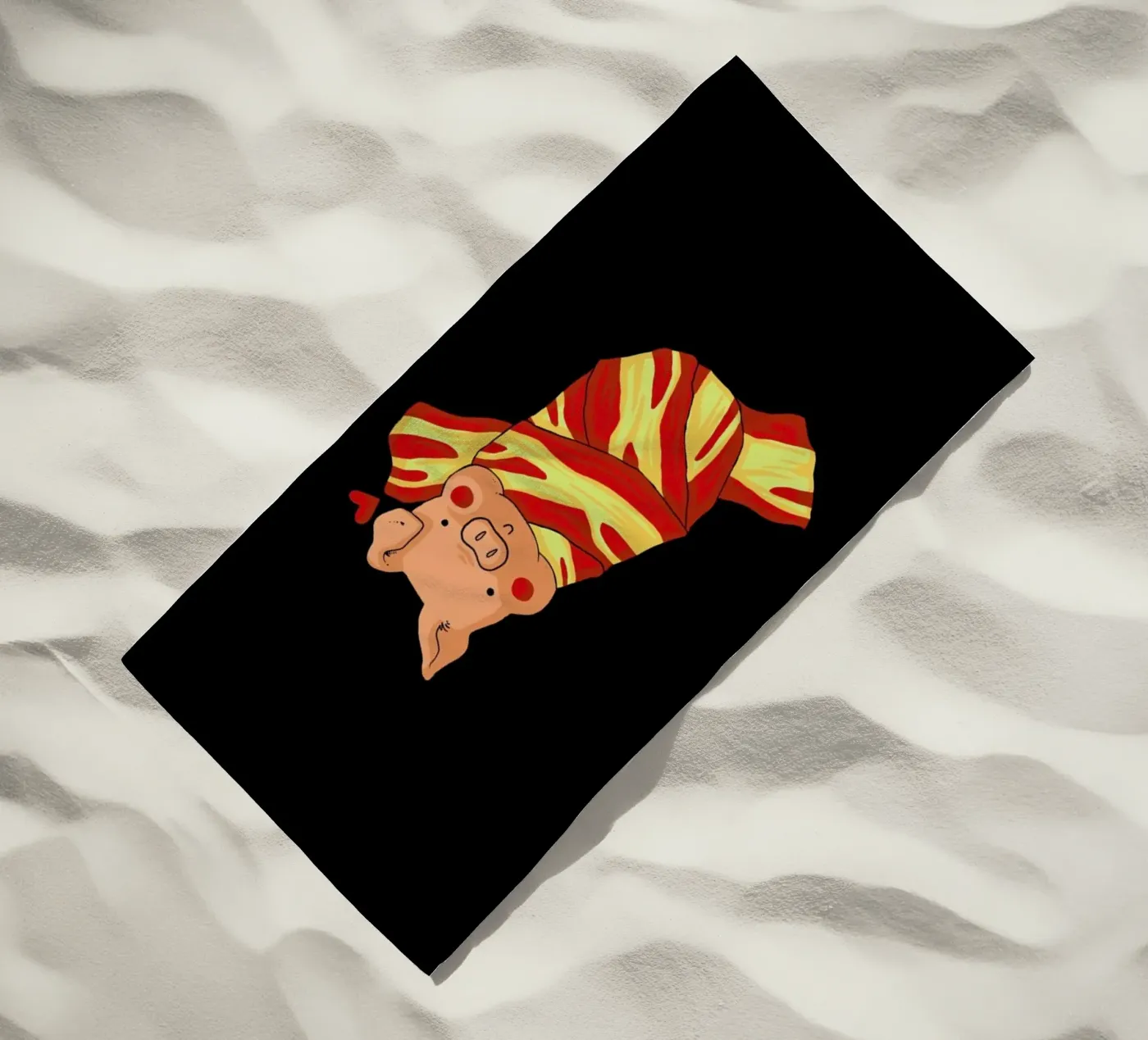 Comfy beach towel by Tobe Fonseca