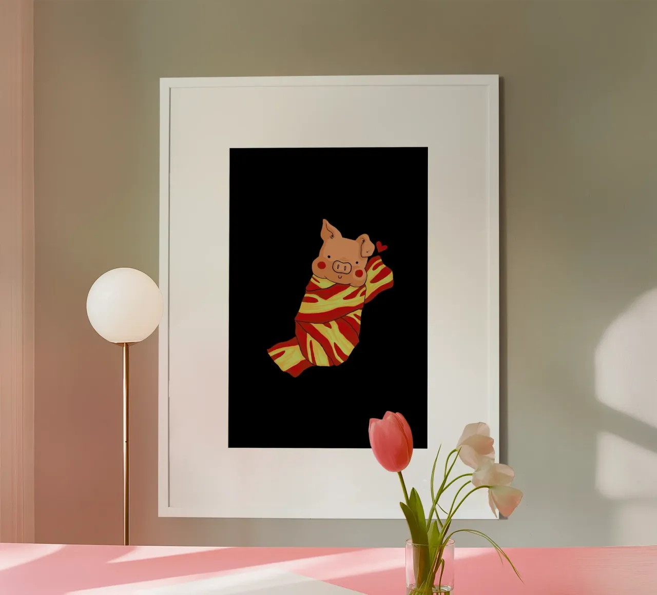 Comfy poster con telaio in plastica da Tobe Fonseca