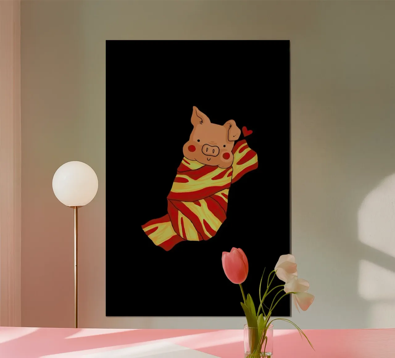 Comfy poster con telaio in plastica da Tobe Fonseca