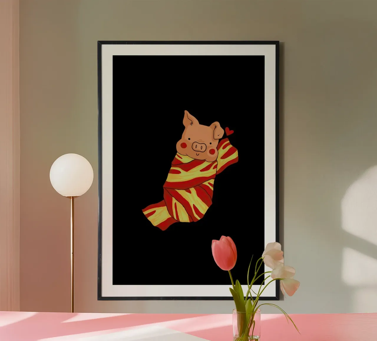 Comfy poster con telaio in plastica da Tobe Fonseca