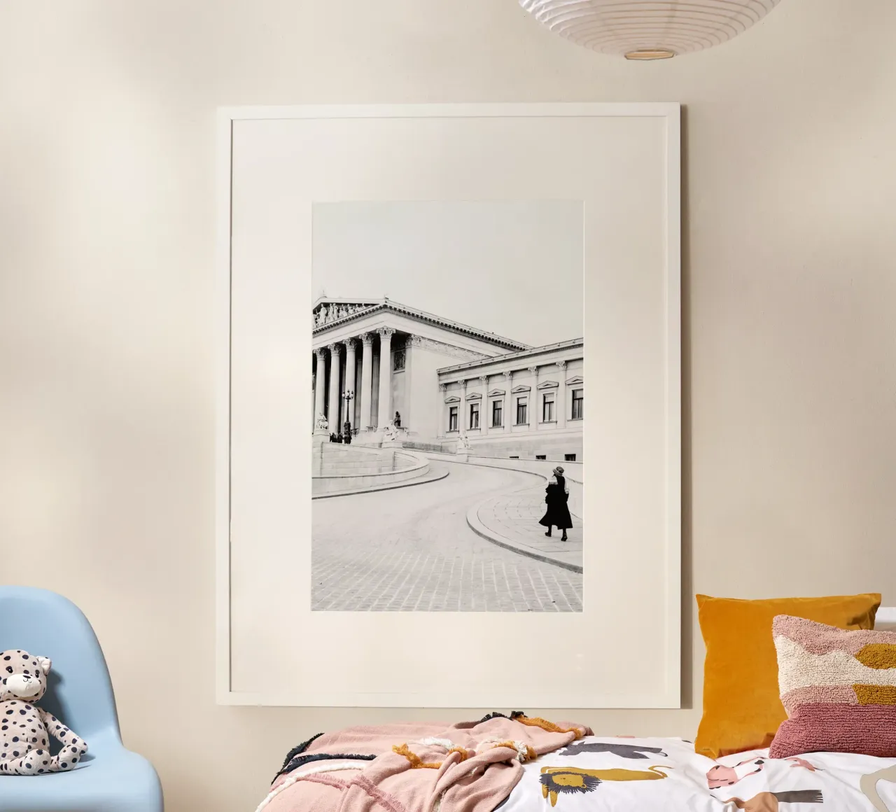 Runway poster con telaio in legno da Picture On The Fridge