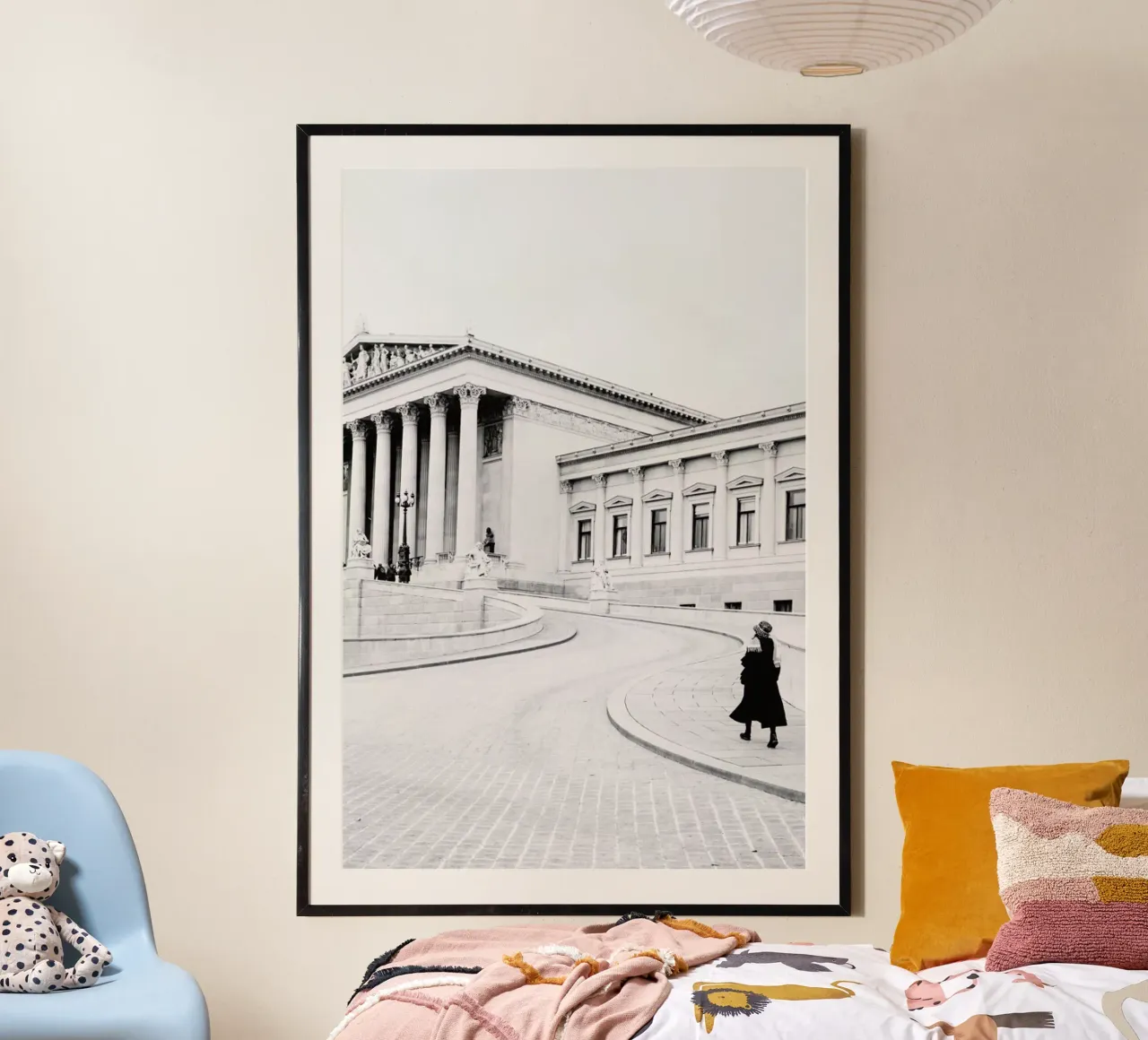 Runway poster con telaio in legno da Picture On The Fridge