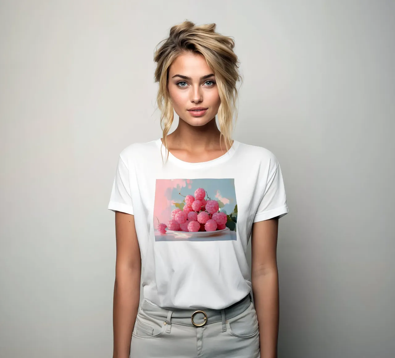 Tender Tones No 9 women's fitted t-shirt by treechild
