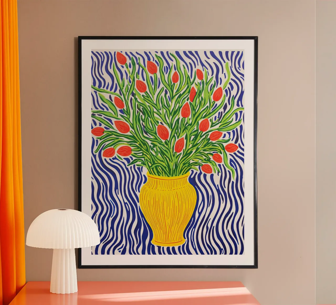 Spring still life with red tulips hahnemühle by Autofocus