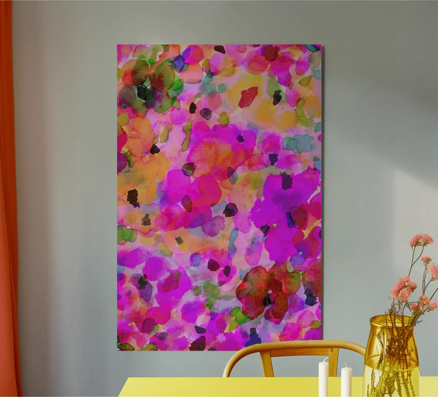 Fleur alluminio dibond da Amy Sia