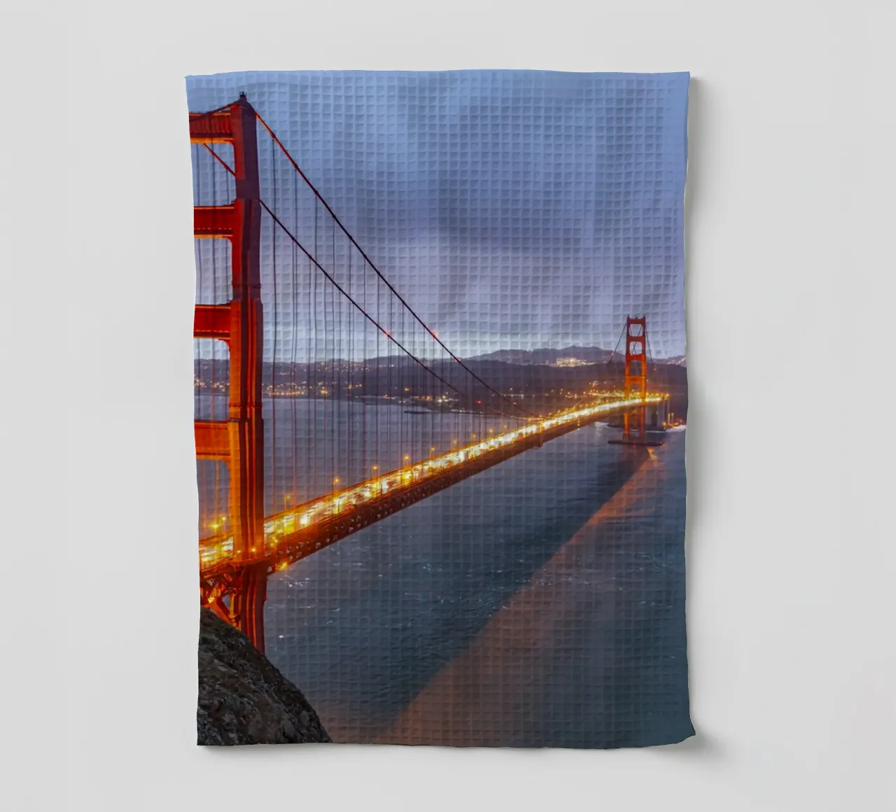 Golden Gate Brücke in San Francisco, canovaccio da cucina da Reisefotografie - Bilder aus aller Welt