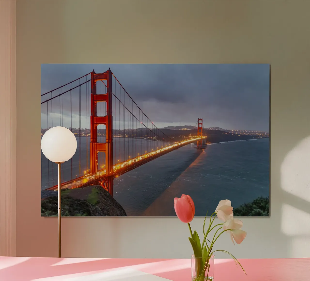 Golden Gate Brücke in San Francisco, carta hahnemühle da Reisefotografie - Bilder aus aller Welt