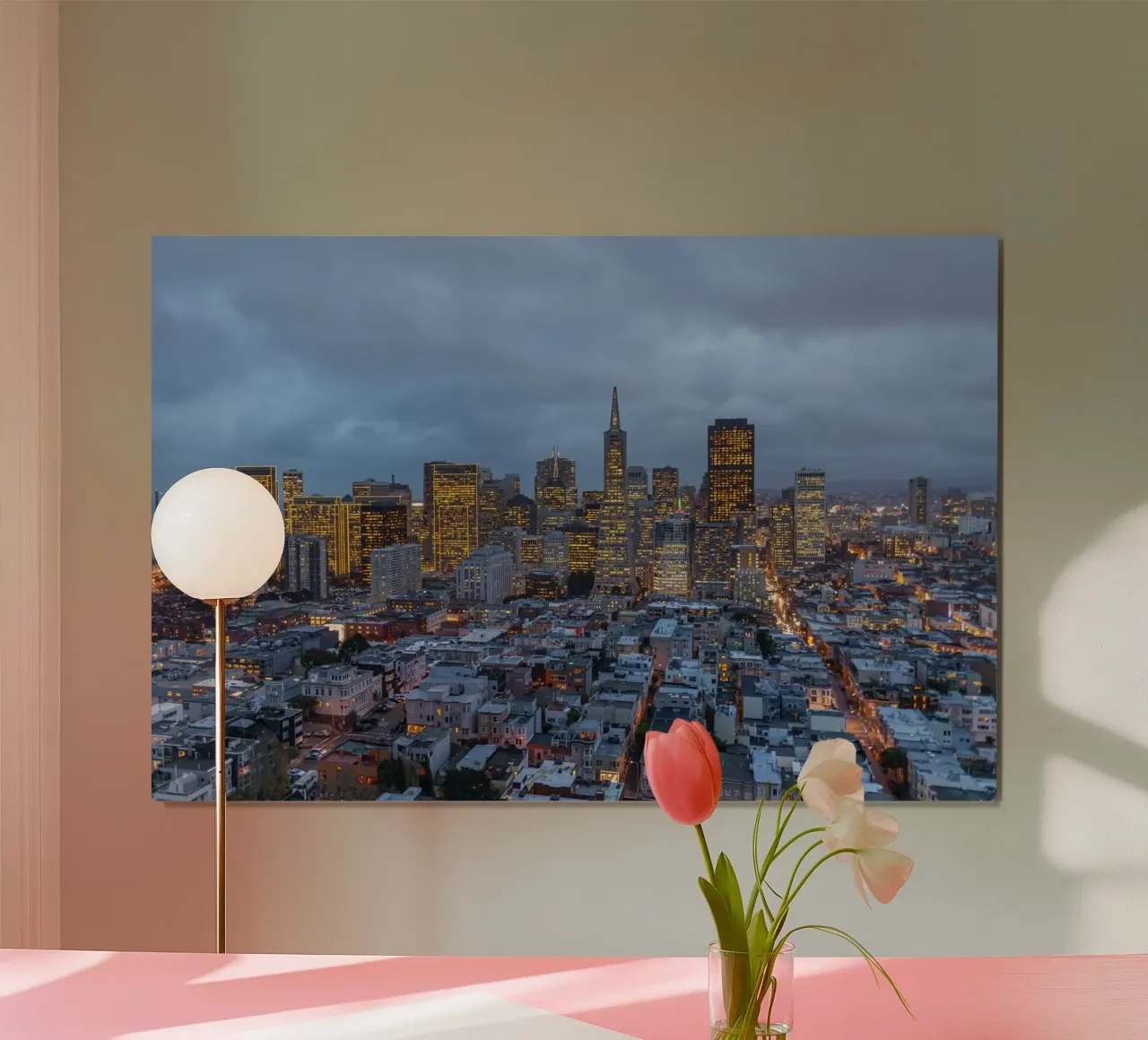 Downtown San Francisco Skyline poster da Reisefotografie - Bilder aus aller Welt