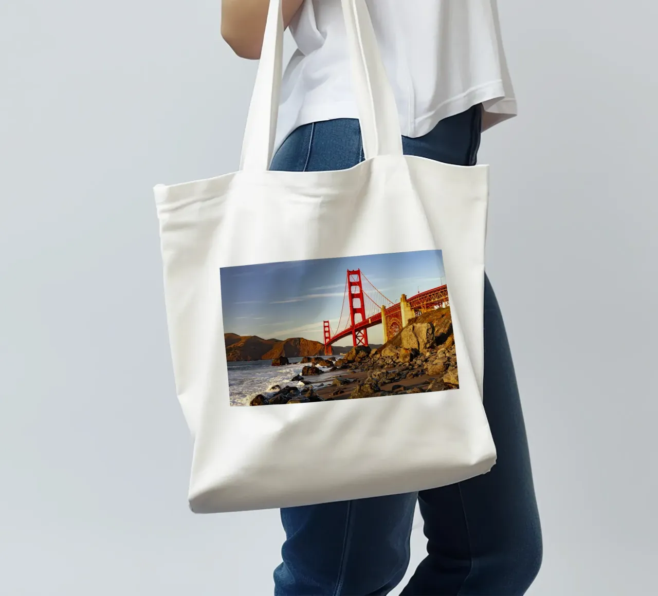 Golden Gate Brücke tote bag by Reisefotografie - Bilder aus aller Welt