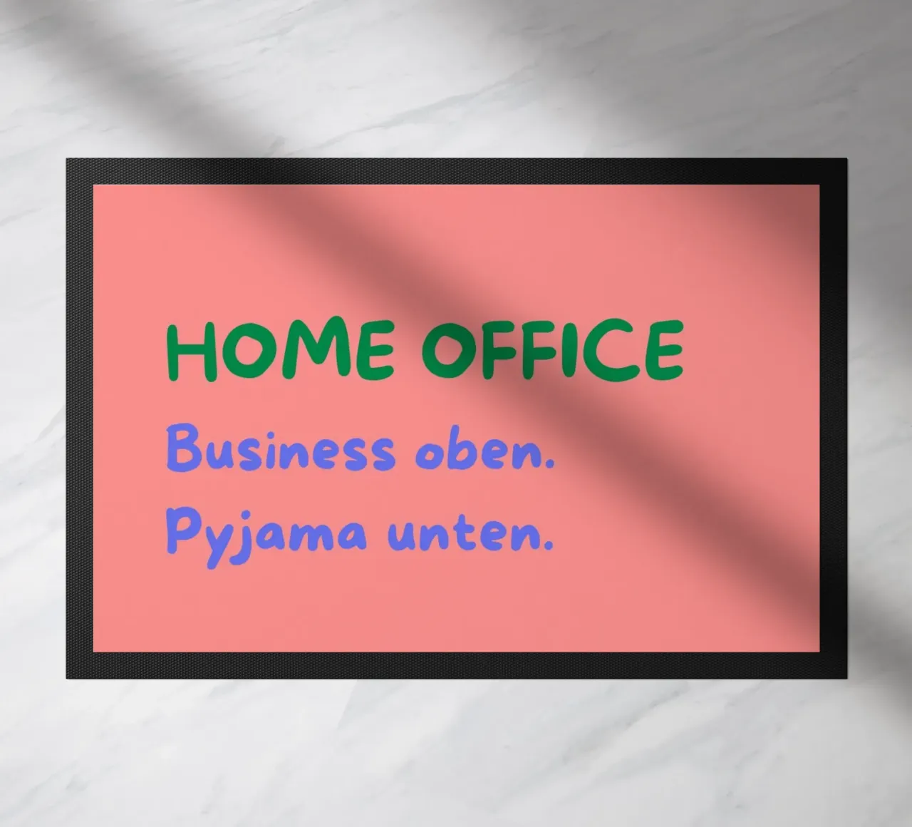 Home Office: Business Oben, Pyjama Unten | Fun Print zerbino da PrintCessStudio