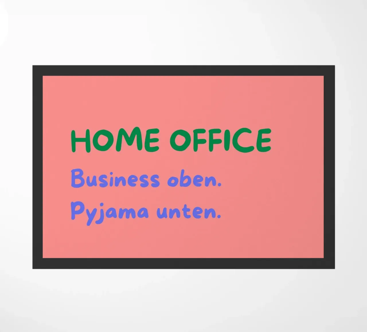Home Office: Business Oben, Pyjama Unten | Fun Print zerbino da PrintCessStudio