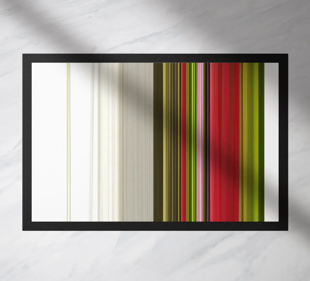 the stripes of the day · green red zerbino da Marko Köppe