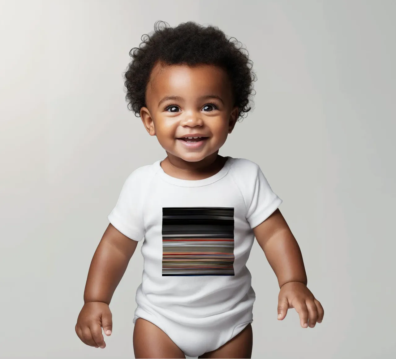 the stripes of the day · dawn body neonato maniche corte da Marko Köppe