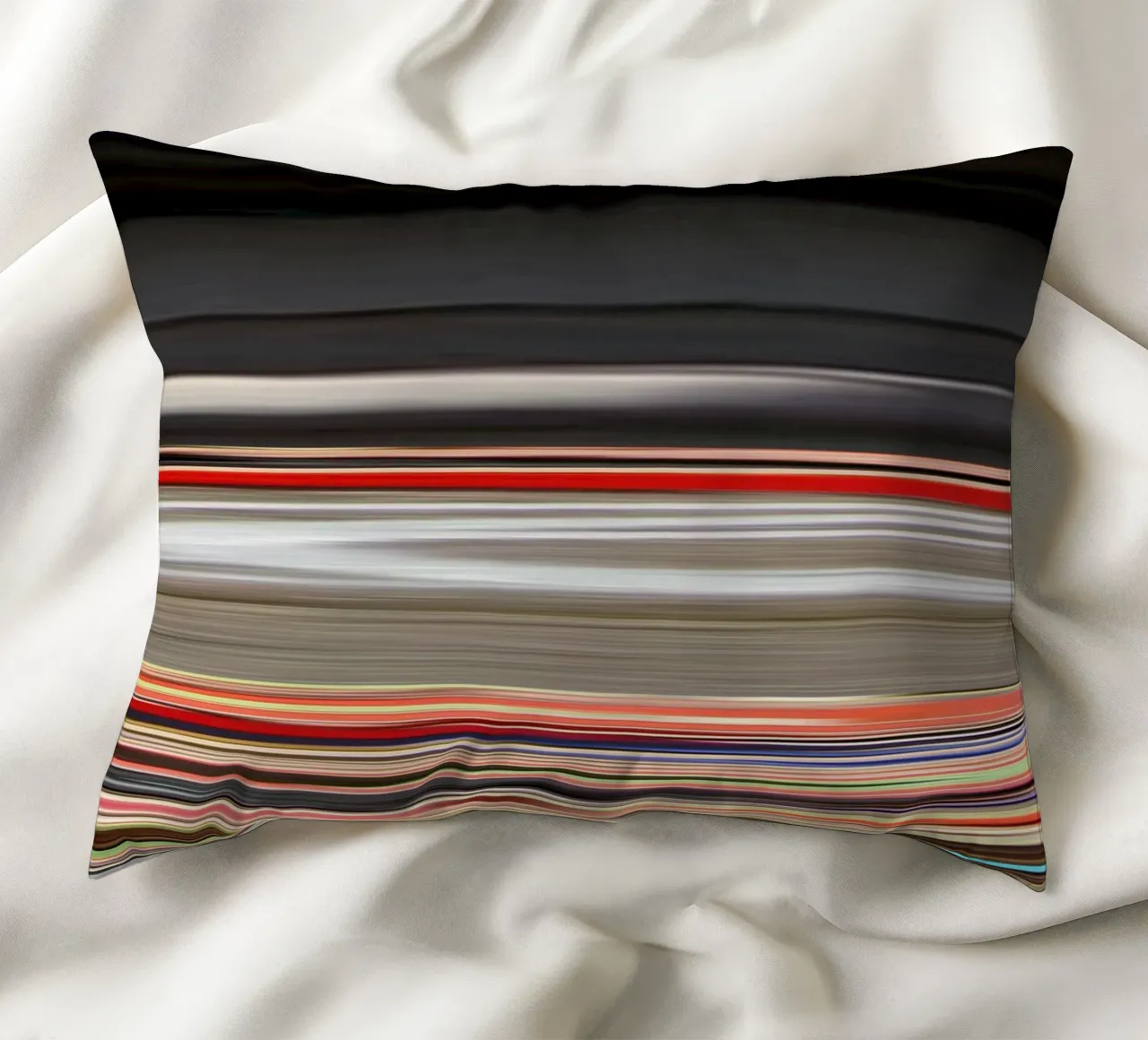 the stripes of the day · dawn cuscino da Marko Köppe