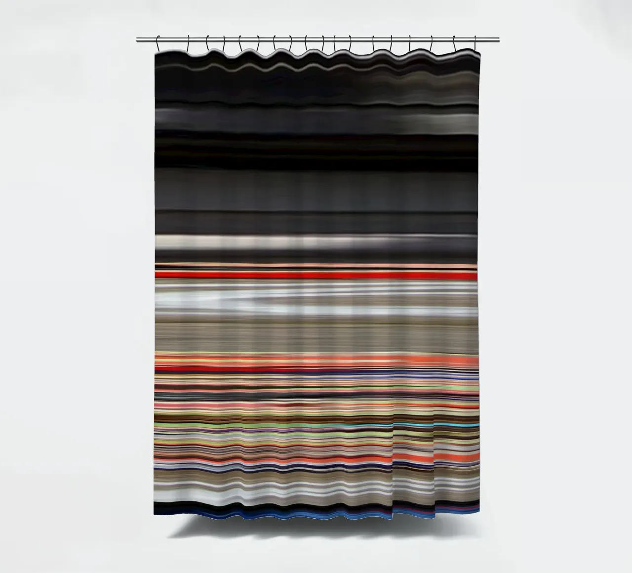 the stripes of the day · dawn tenda da doccia da Marko Köppe