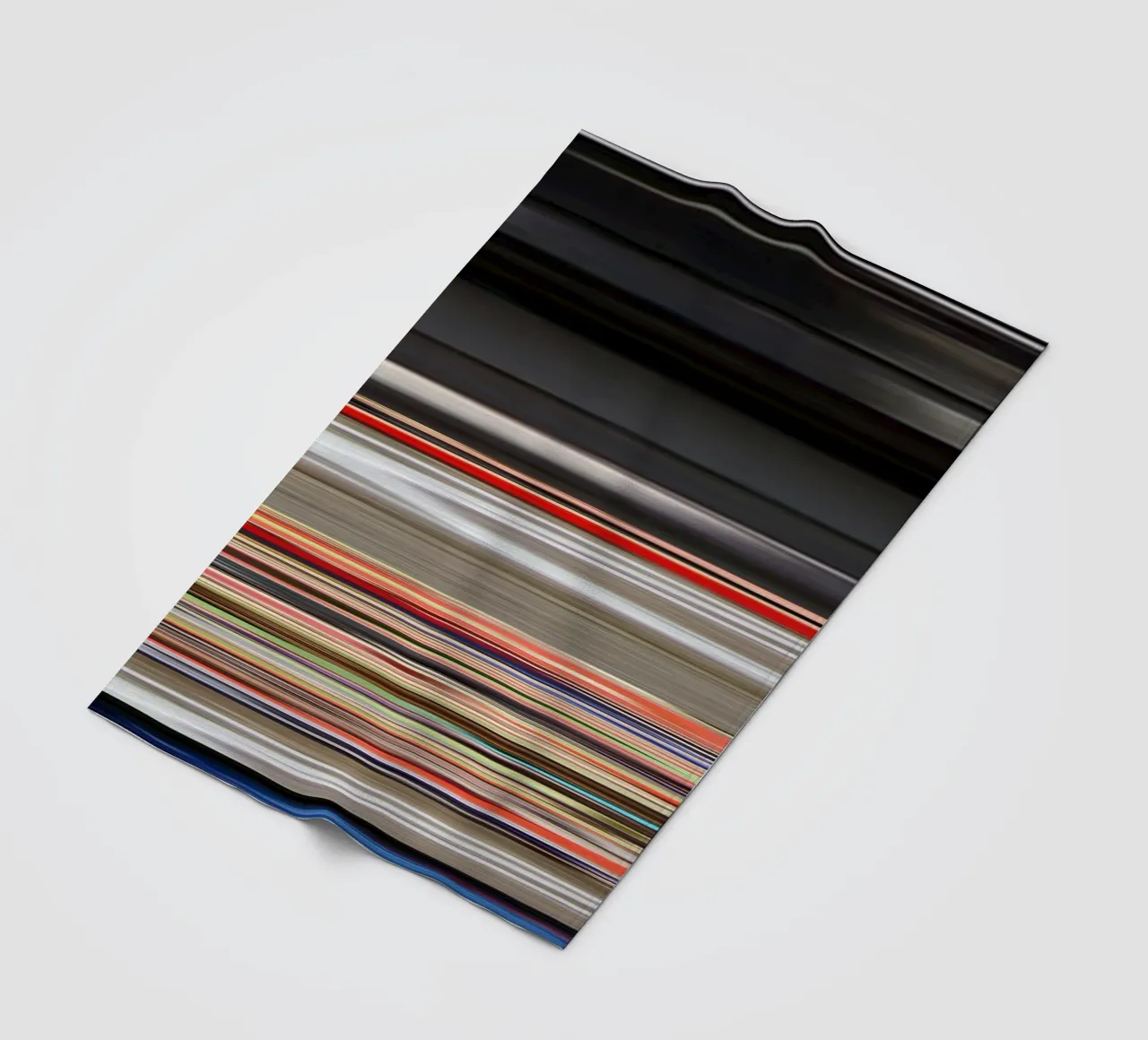 the stripes of the day · dawn coperta in pile da Marko Köppe