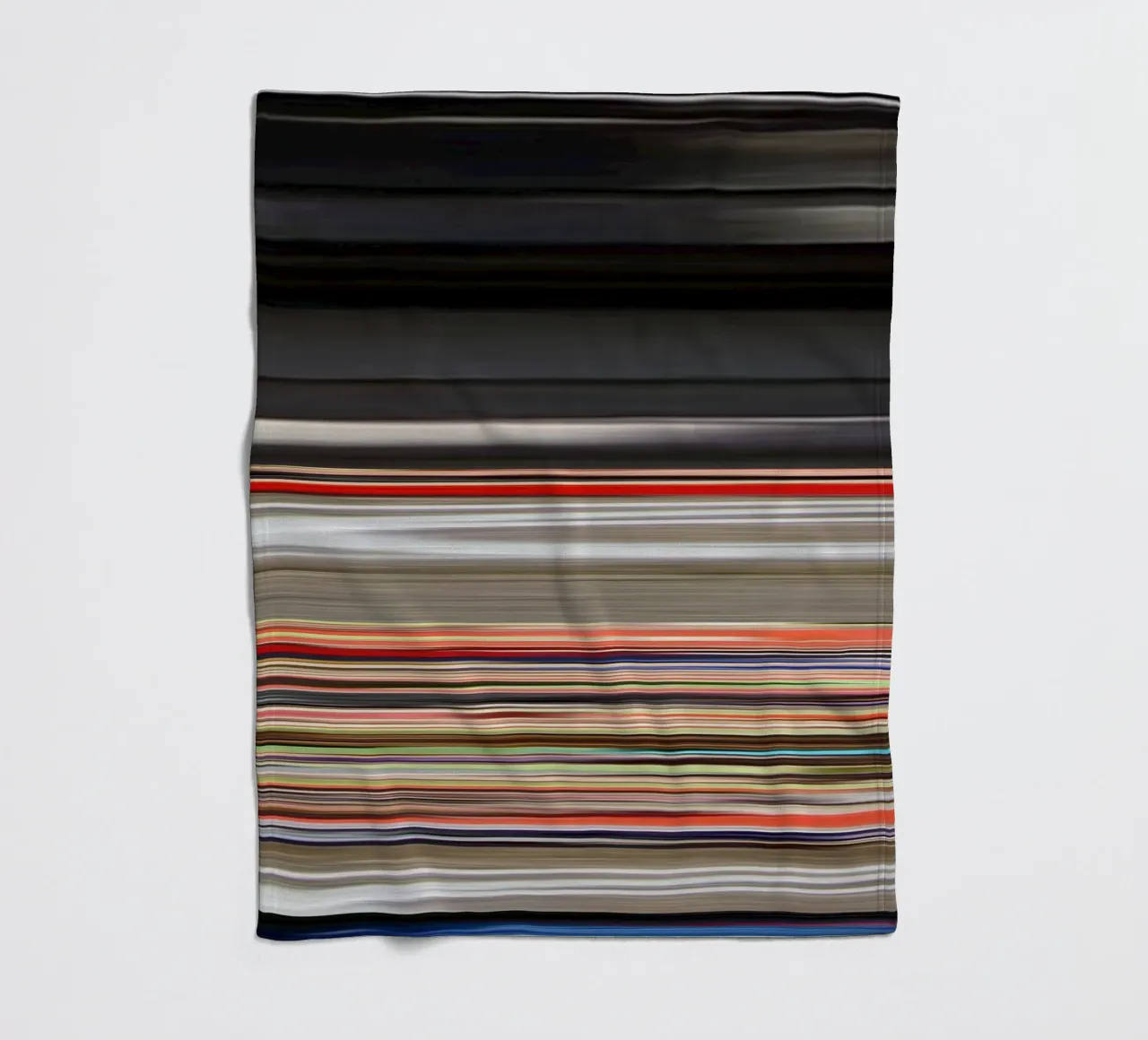 the stripes of the day · dawn coperta in pile da Marko Köppe