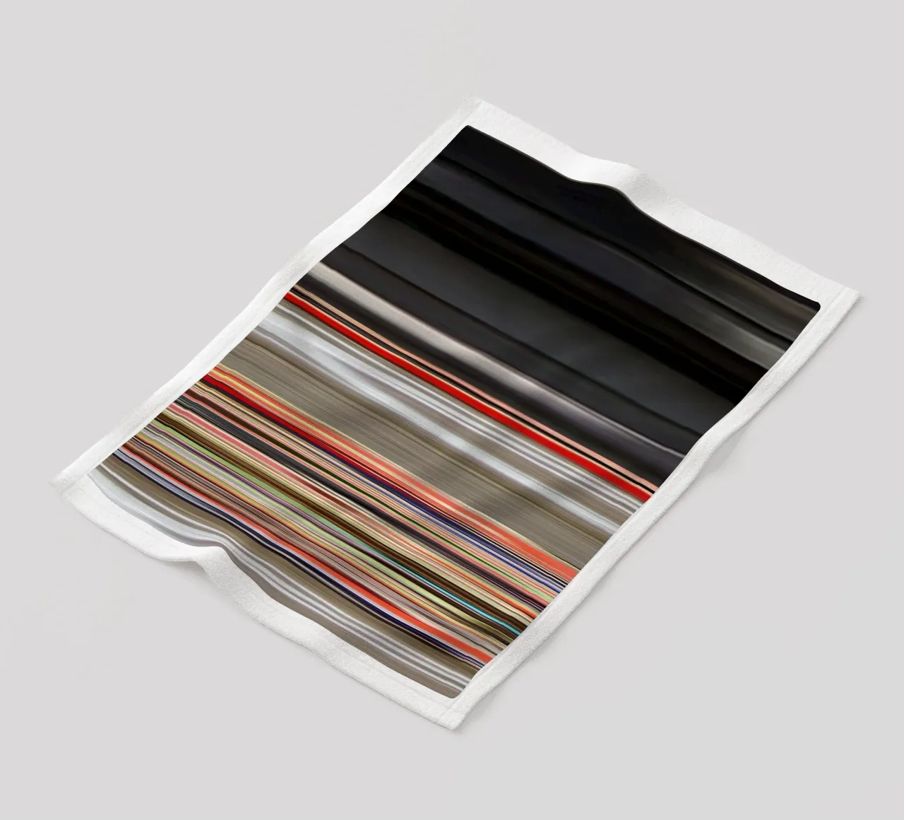 the stripes of the day · dawn coperta in pile da Marko Köppe