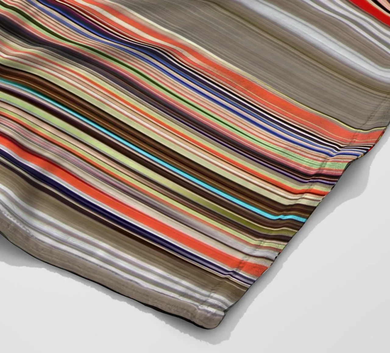 the stripes of the day · dawn coperta in pile da Marko Köppe