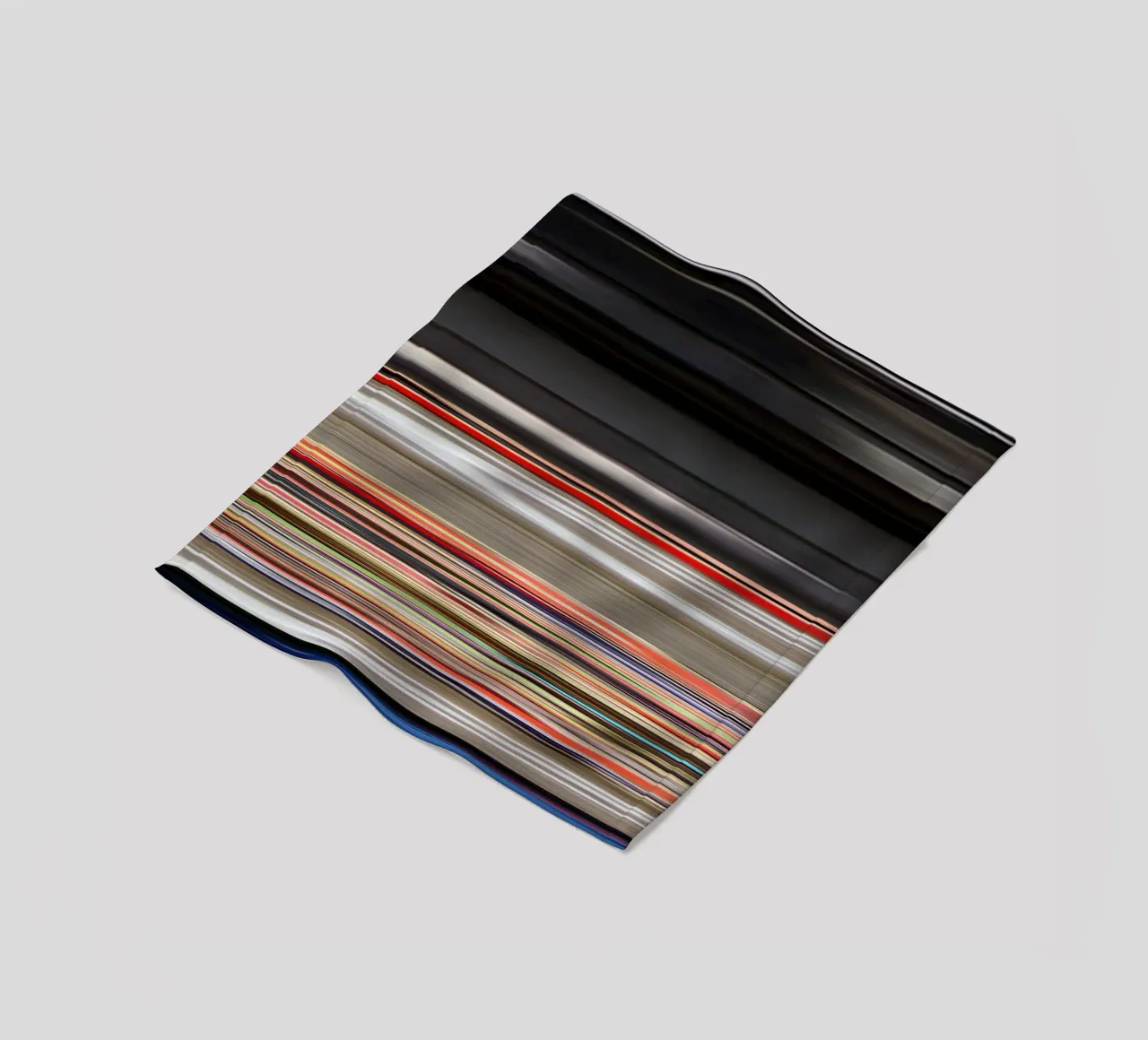 the stripes of the day · dawn coperta in pile da Marko Köppe