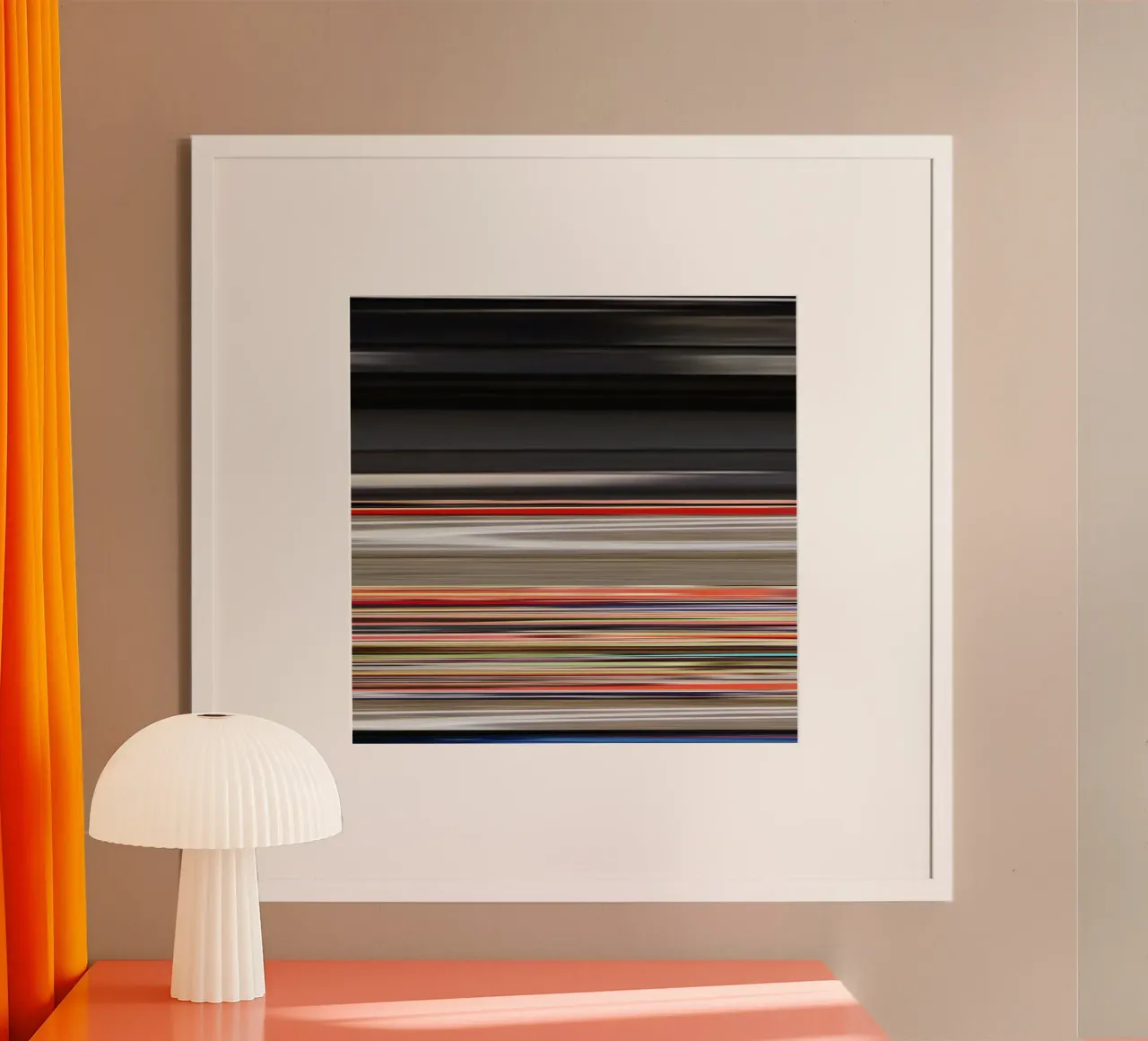 the stripes of the day · dawn carta hahnemühle da Marko Köppe