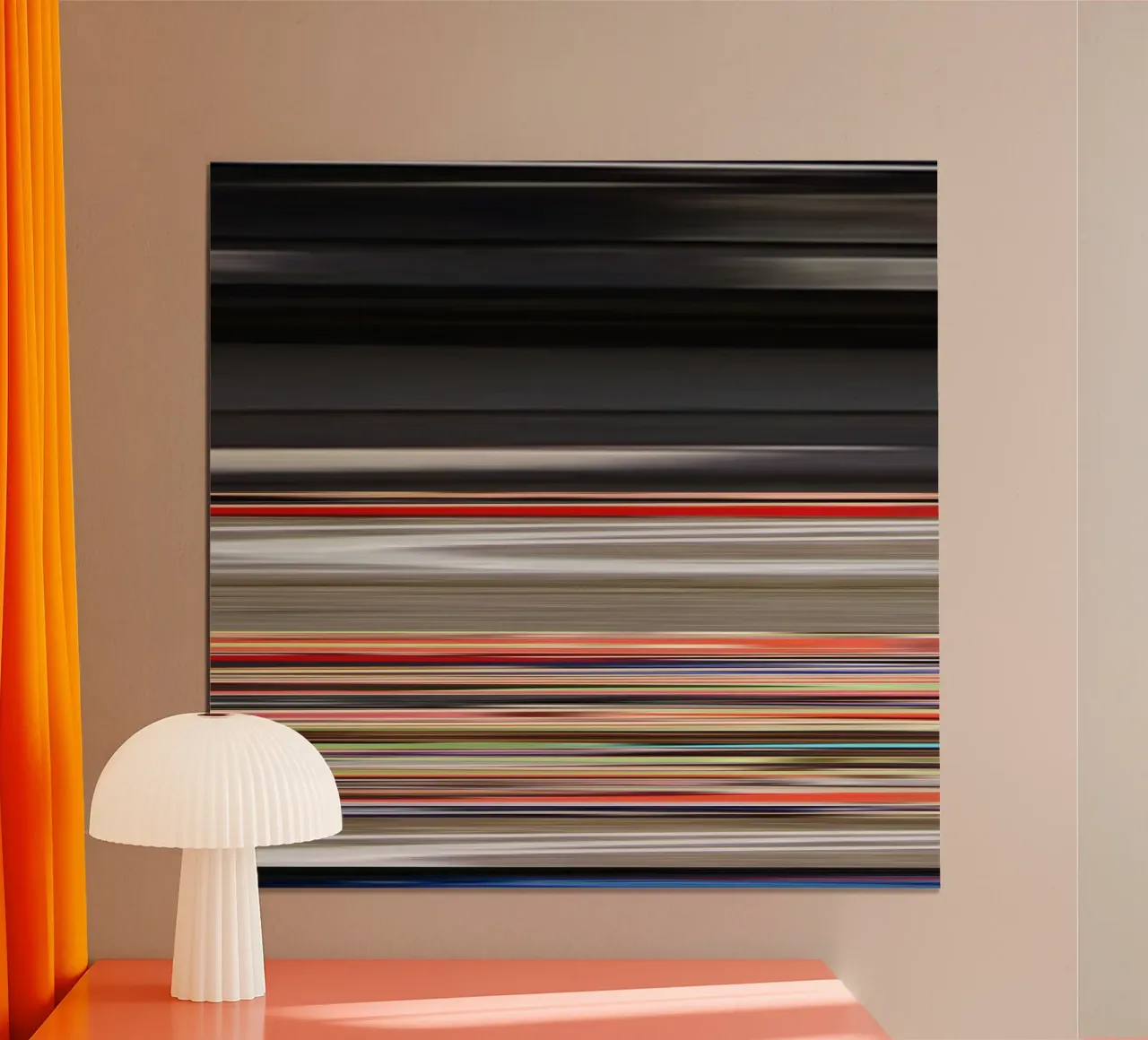 the stripes of the day · dawn carta hahnemühle da Marko Köppe