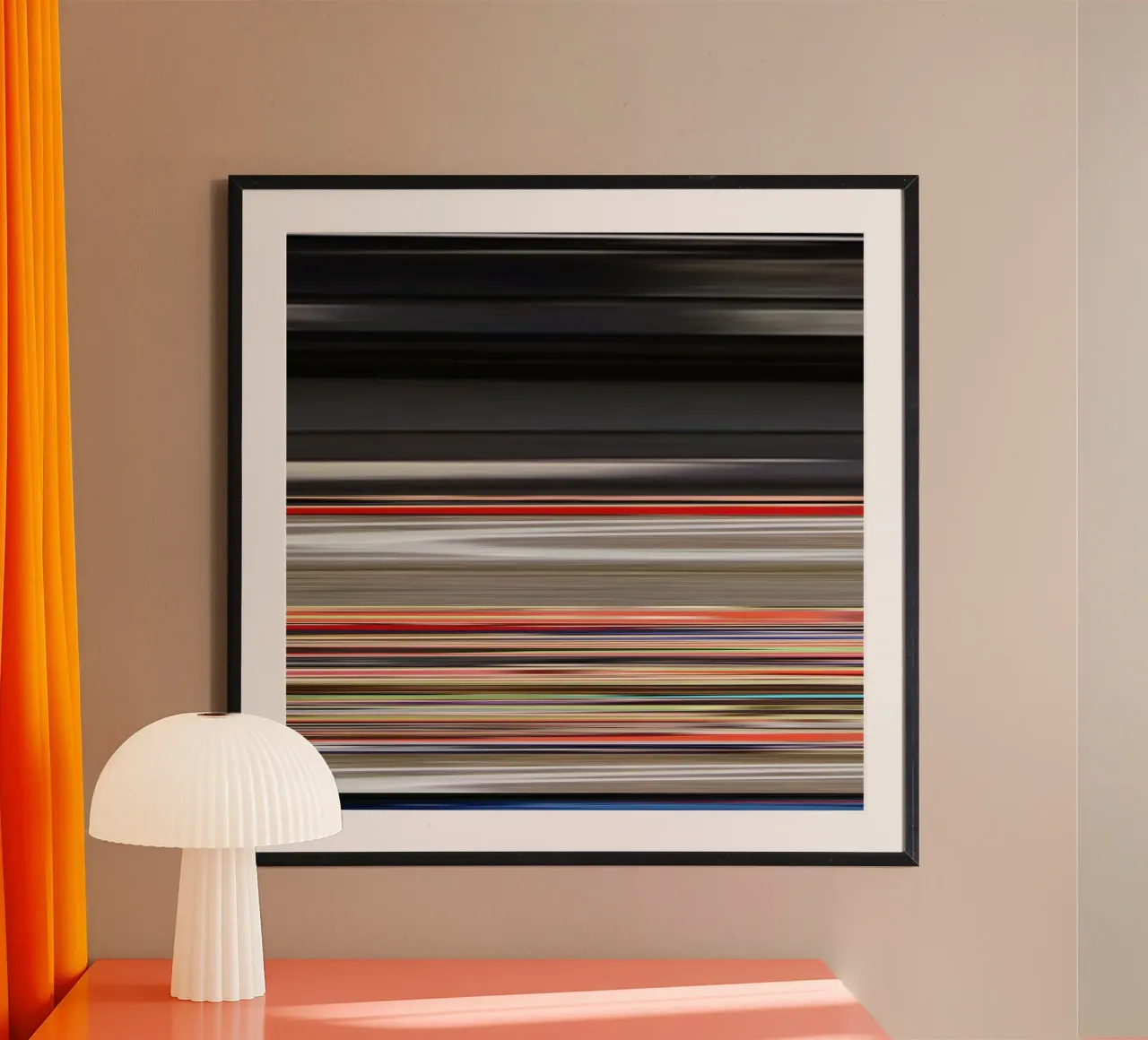 the stripes of the day · dawn carta hahnemühle da Marko Köppe