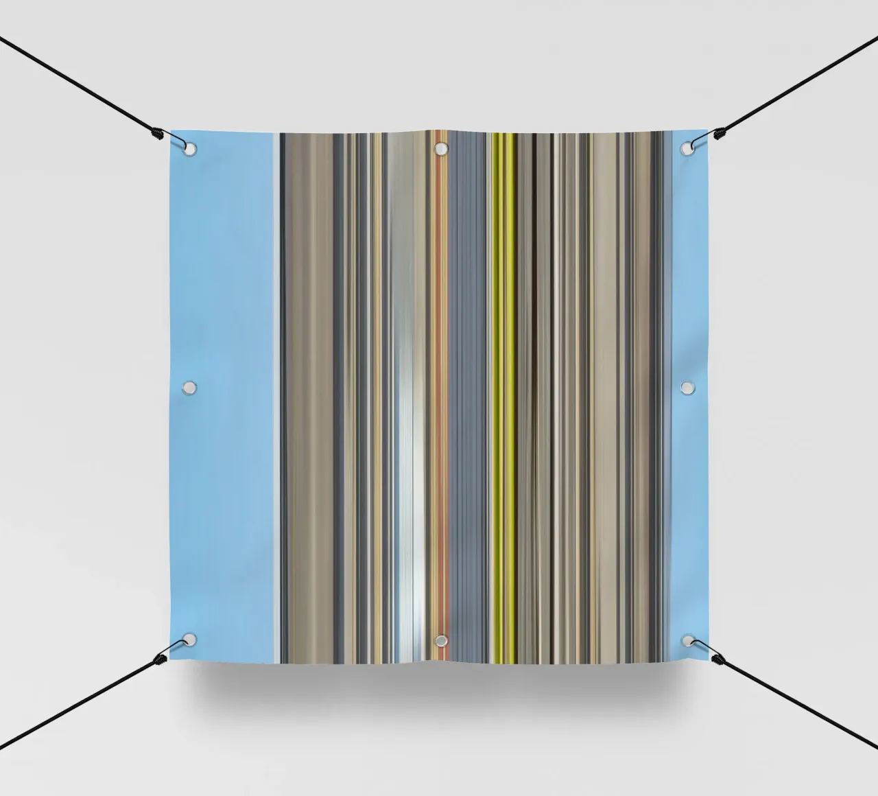the stripes of the day · blue telo in pvc da Marko Köppe