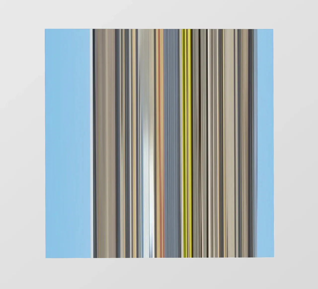 the stripes of the day · blue telo in pvc da Marko Köppe