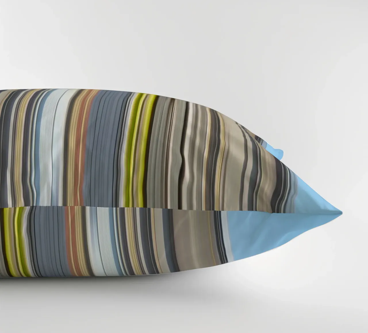 the stripes of the day · blue cuscino da Marko Köppe