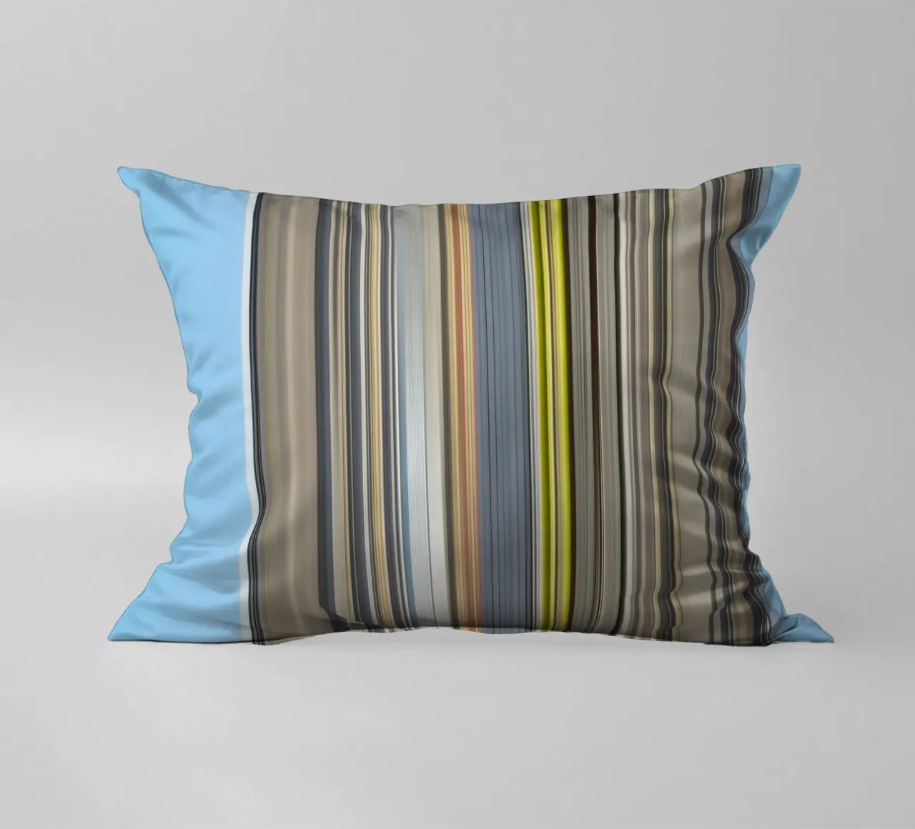 the stripes of the day · blue cuscino da Marko Köppe