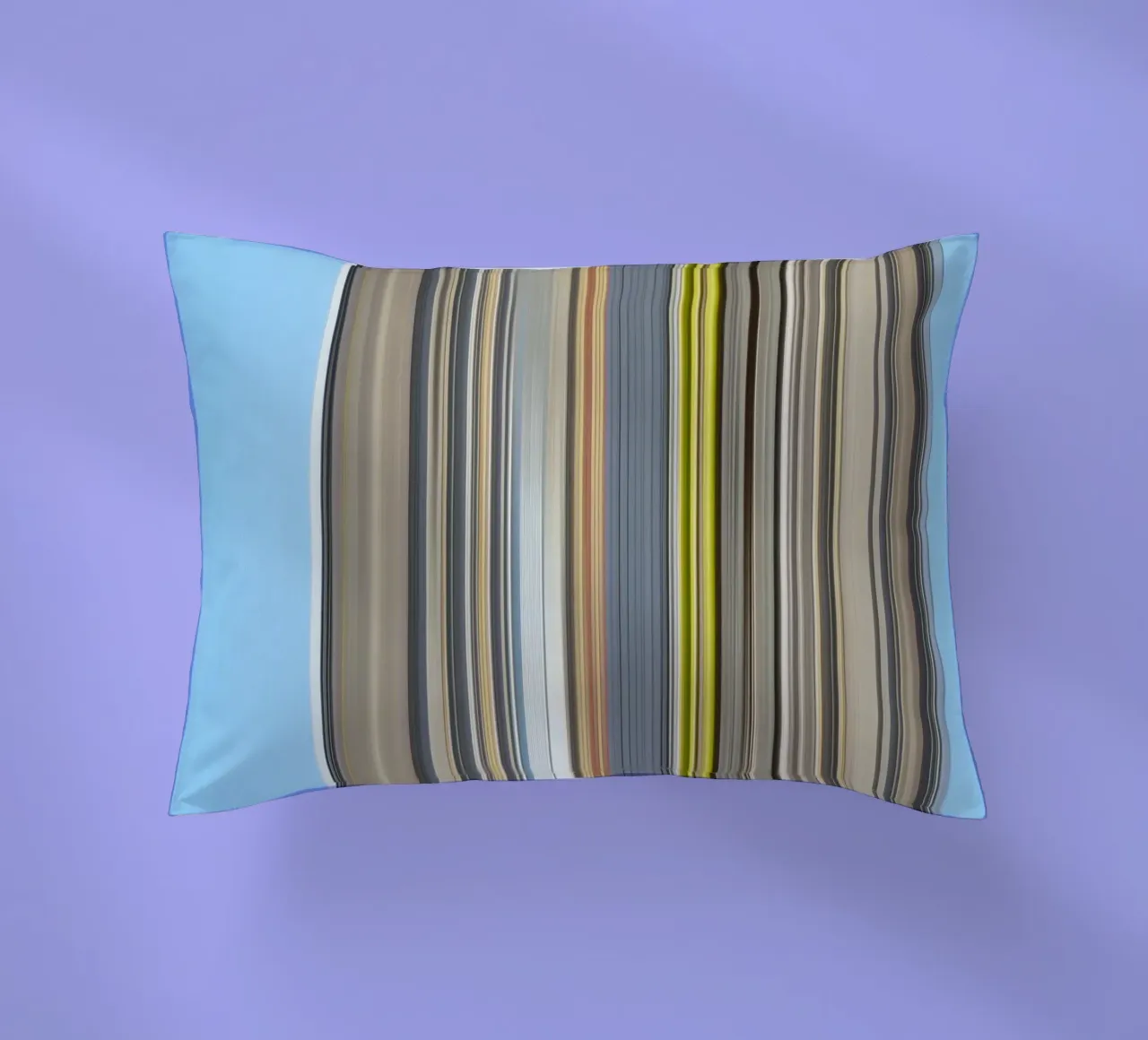 the stripes of the day · blue cuscino da Marko Köppe