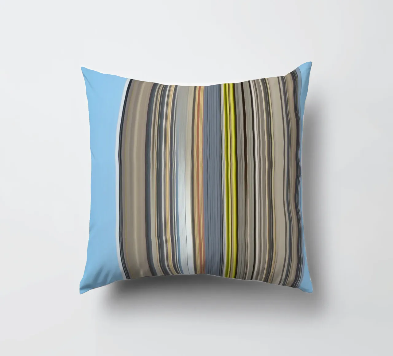 the stripes of the day · blue cuscino da Marko Köppe